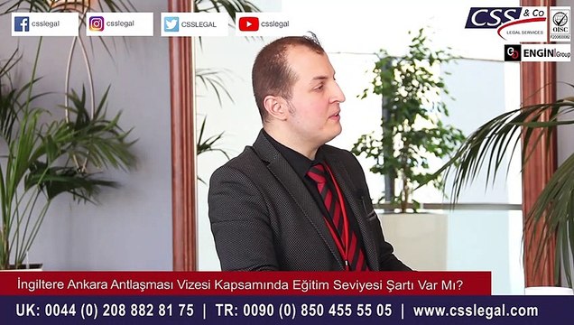 Ankara Anlaşması Vizesi İçin Eğitim Seviyesi Şartı Var Mı? - CSS LEGAL