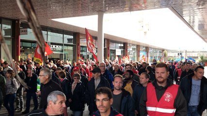 À Saint-Nazaire, 700 manifestants qui voient rouge