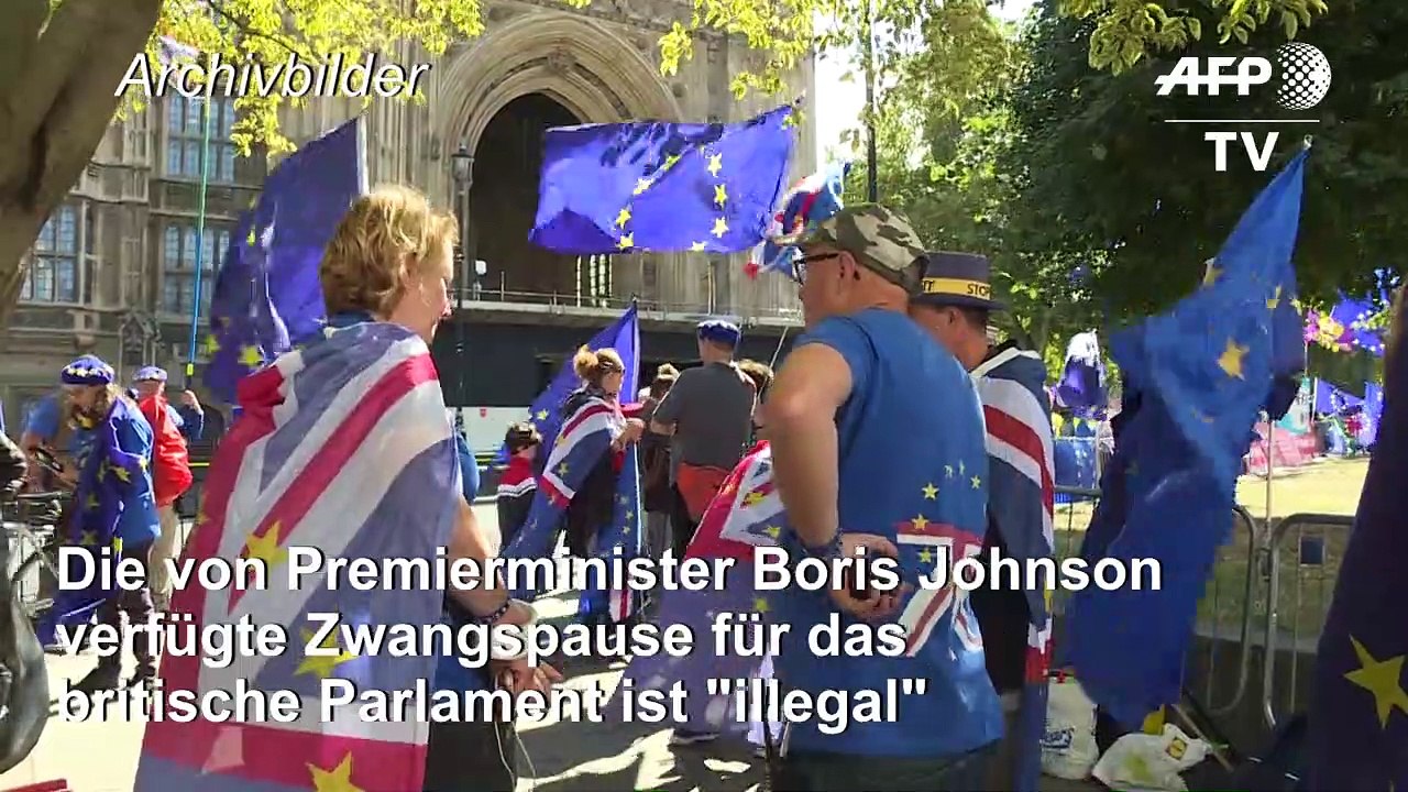 Oberstes Gericht erklärt Zwangspause für britisches Parlament für 'illegal'