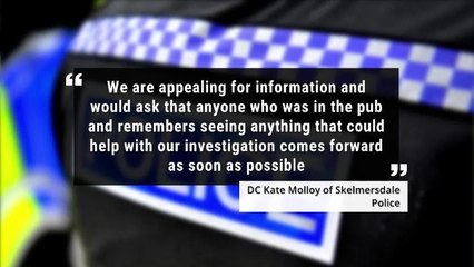 Police appeal after man is struck in the head in pub fracas