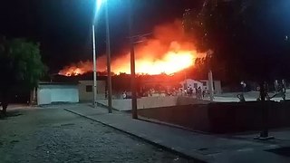 Incêndio atinge serra em Itapipoca