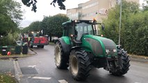 Manifestation des agriculteurs FDSEA et JA à La Roche sur Yon
