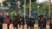 Polisi Tembakan Gas Air Mata dan Water Canon  ke Mahasiswa