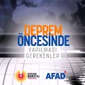 AFAD anlattı- Deprem öncesi ve sırasında ne yapılmalı