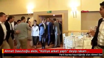 Ahmet Davutoğlu ekibi, "Külliye anket yaptı" deyip rakam paylaştı