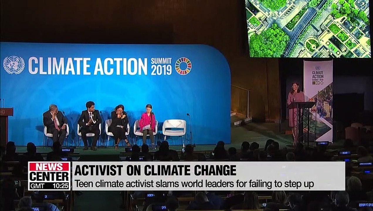 Teen climate activist Greta Thunberg slams world leaders at UN Climate Action Summit for failing to step up