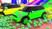 Colors for Children Learn with Mini Cars Color Change in Color Balls Tracks 3D Kids Room Cars Toys