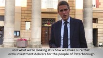 Education Secretary Gavin Williamson discusses Peterborough schools