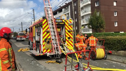 La Roche-sur-Yon. Un garage s’embrase rue Robert-Schuman