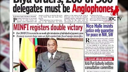 CAMEROONIAN PRESS REVIEW OF SEPTEMBER 24,2019