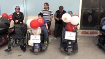 Engellilerin akülü araç ve tekerlekli sandalye sevinci. - AFYONKARAHİSAR