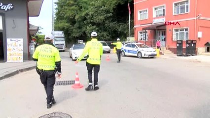 Zonguldak'ta polisten 'ölüm tokası' denetimi-1