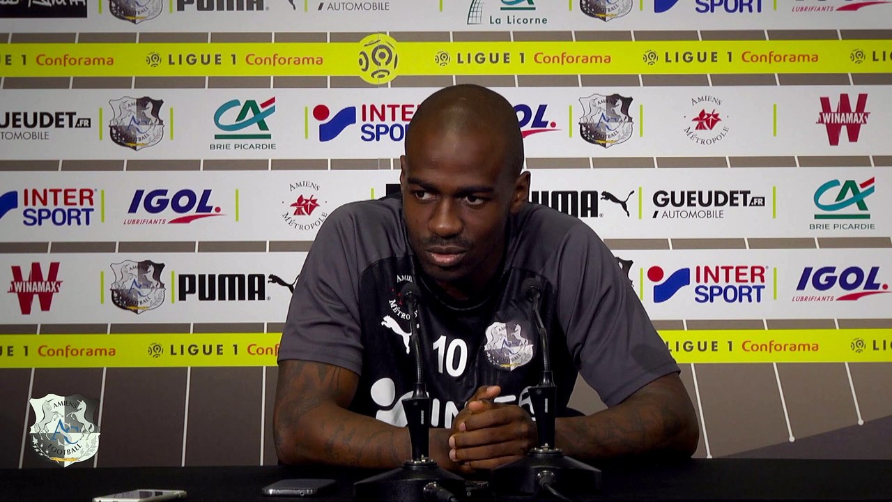 Conférence de presse d'avant Match, Gaël Kakuta ( Amiens SC - Girondins de Bordeaux )