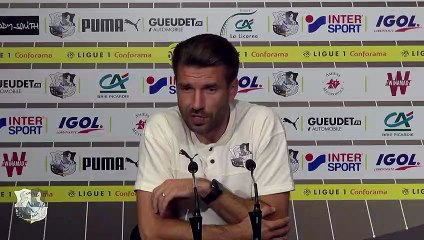 Conférence de presse d'avant Match, Luka Elsner ( Amiens SC - Girondins de Bordeaux )