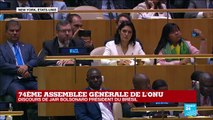 REPLAY - Jair Bolsonaro s'exprime lors de la 74ème assemblée générale de l'ONU