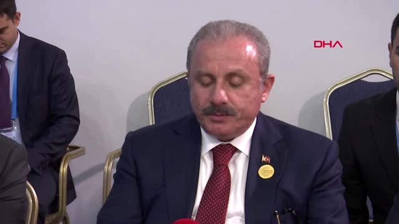 Tbmm başkanı şentop, bosna hersek halklar meclisi başkanı bakir izzetbegoviç ile heyetlerarası...