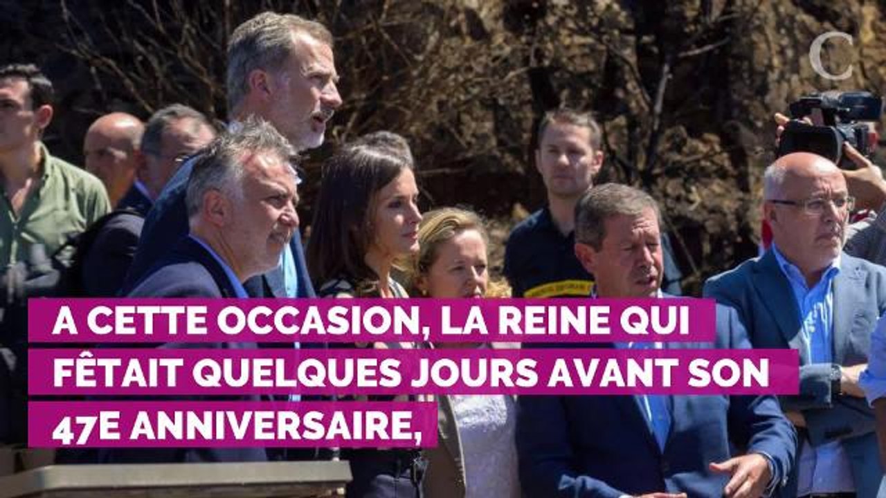 PHOTOS. La reine Letizia d'Espagne fait une rare sortie sans escarpins fétiches