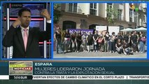 España: mujeres lideran jornada contra la trata y explotación sexual