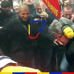Mélenchon était très en forme aujourd'hui à la manif'!