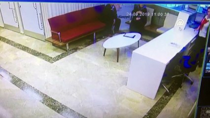 Marmara Denizi açıklarında deprem - Güvenlik kamerası -  İSTANBUL