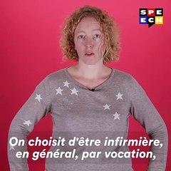 Le Speech de Mathilde Cornu, infirmière intérimaire