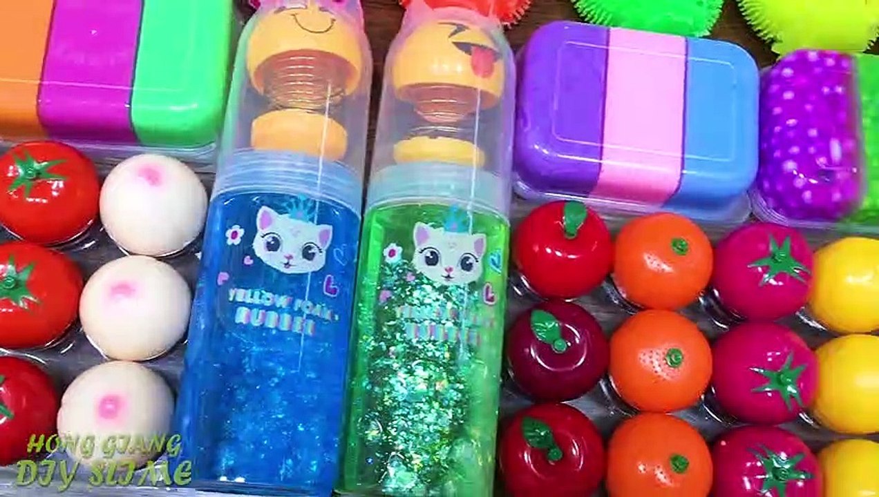 Mixing Random Things into Store Bought Slime !! Slimesmoothie Relaxing Satisfying Slime s #536