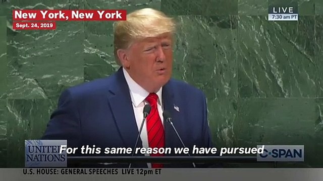 Trump Secretary of Commerce Wilbur Ross Appears To Be Asleep During President's U.N. Speech