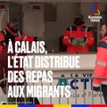 Distribution de repas à Calais, l'Etat prend le relai