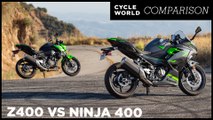 Kawasaki Z400 ABS vs. Ninja 400 ABS