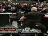 WWE - Goldberg Spears Rosie Through a Barricade