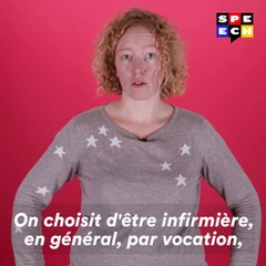 Le Speech de Mathilde Cornu, infirmière intérimaire