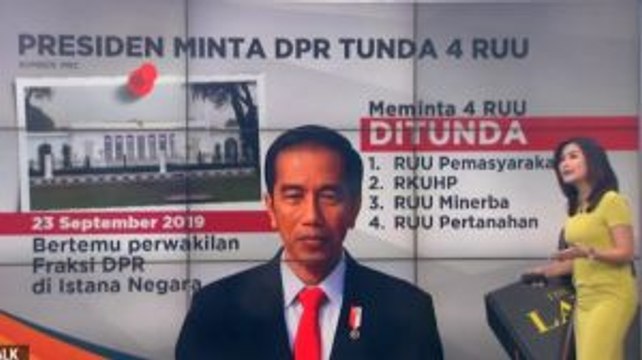 DPR Tunda Pengesahan RUU Kontroversial (1)