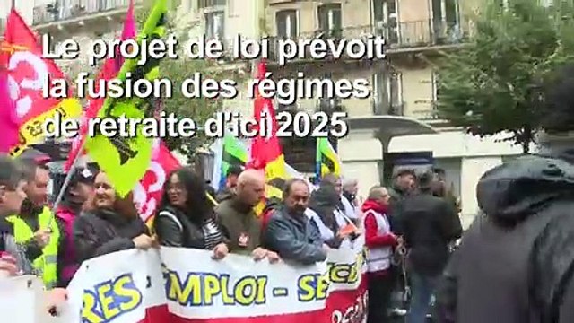 Retraites: la CGT passe à l'action avec des manifestations