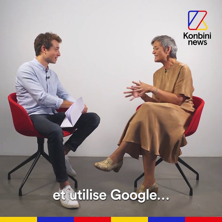 L'interview de Margrethe Vestager par Hugo Clément