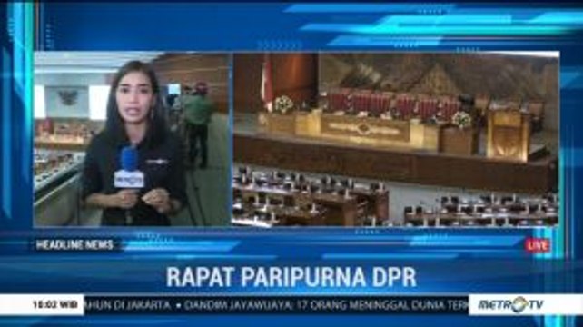 DPR Gelar Rapat Paripurna Bahas 6 RUU