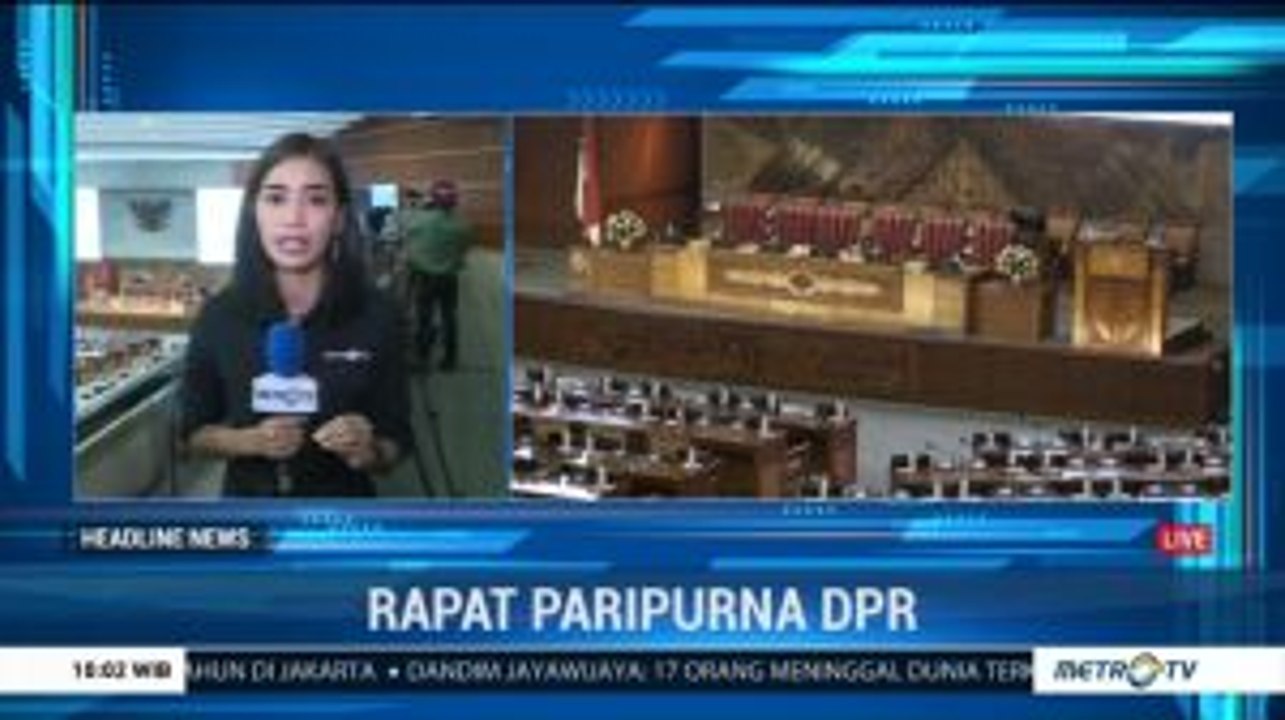 DPR Gelar Rapat Paripurna Bahas 6 RUU