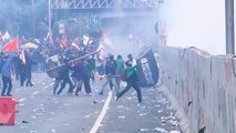 Police fire water canons as Indonesians rally against new penal code