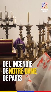 Les premières images des trésors sauvés de l’incendie à Notre-Dame