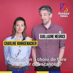 Charline Vanhoenacker et Guillaume Meurice présentent leur "Cahier de vacances de Manu"