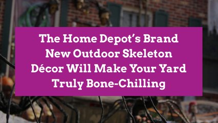 The Home Depot’s Brand New Outdoor Skeleton Décor Will Make Your Yard Truly Bone-Chilling
