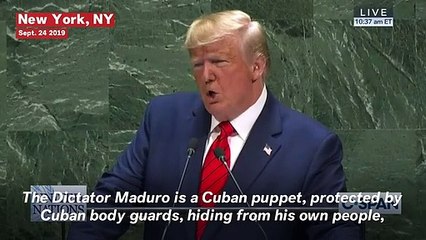Venezuela's Diplomat Reads A Book During Trump's U.N. Speech Attacking Country