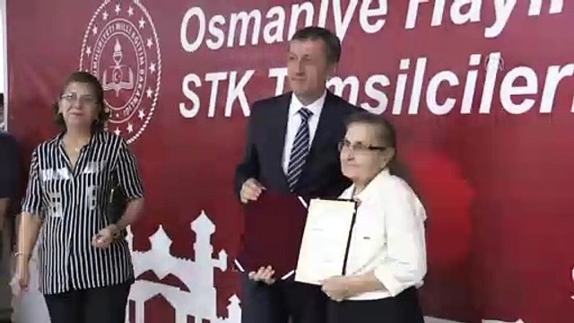 Milli Eğitim Bakanı Selçuk, Kültür, Sanat ve Kongre Merkezinin açılışına katıldı - OSMANİYE