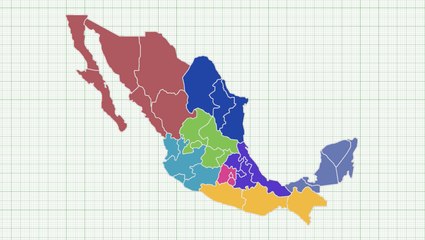 Liga MX: 8 regiones componen a la República Mexicana