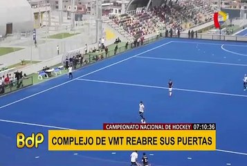 Complejo deportivo de VMT reabre sus puertas para Campeonato de hockey