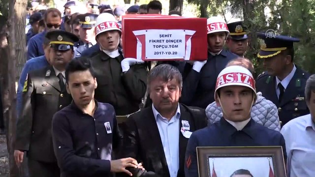 Şehit Topçu Teğmen Dinçer, son yolculuğuna uğurlandı - KONYA