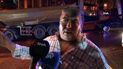 Beylikdüzü'nde hafriyat kamyonu kundaklandı