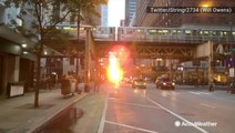 'Chicagohenge' sunrise greets morning commuters