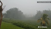 Puerto Rico drenched by Tropical Storm Karen