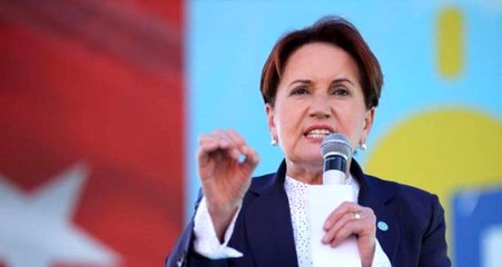 Akşener: Partimizin oyu 11,1, bizden bir miktar oy Davutoğlu'na gidiyor