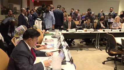 Dışişleri Bakanı Çavuşoğlu, "Rohingya" oturumuna katıldı - NEW